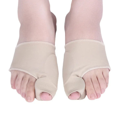 2Pcs Toe Separator Hallux Valgus Bunion Corrector Orthotics Feet Bone Thumb Adjuster Correction Pedicure Sock Straightener Tools