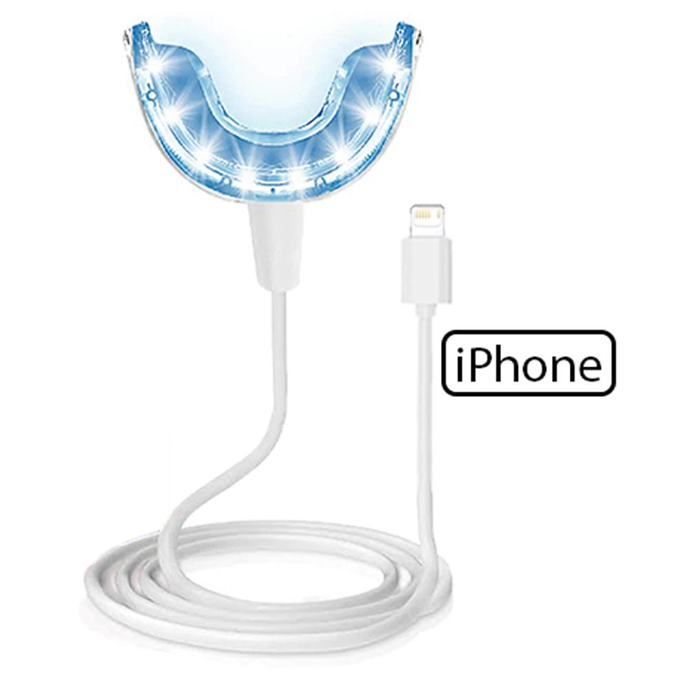 Teeth Whitening Light Kit 16 LED Teeth Whitening Accelerator LED Light Mouth Tray Teeth Whitening Enhancer Lamp Light