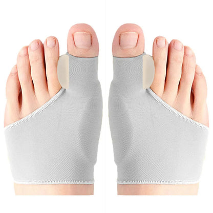 2Pcs Toe Separator Hallux Valgus Bunion Corrector Orthotics Feet Bone Thumb Adjuster Correction Pedicure Sock Straightener Tools