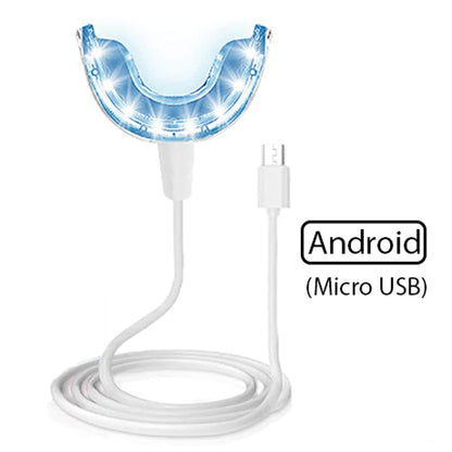 Teeth Whitening Light Kit 16 LED Teeth Whitening Accelerator LED Light Mouth Tray Teeth Whitening Enhancer Lamp Light