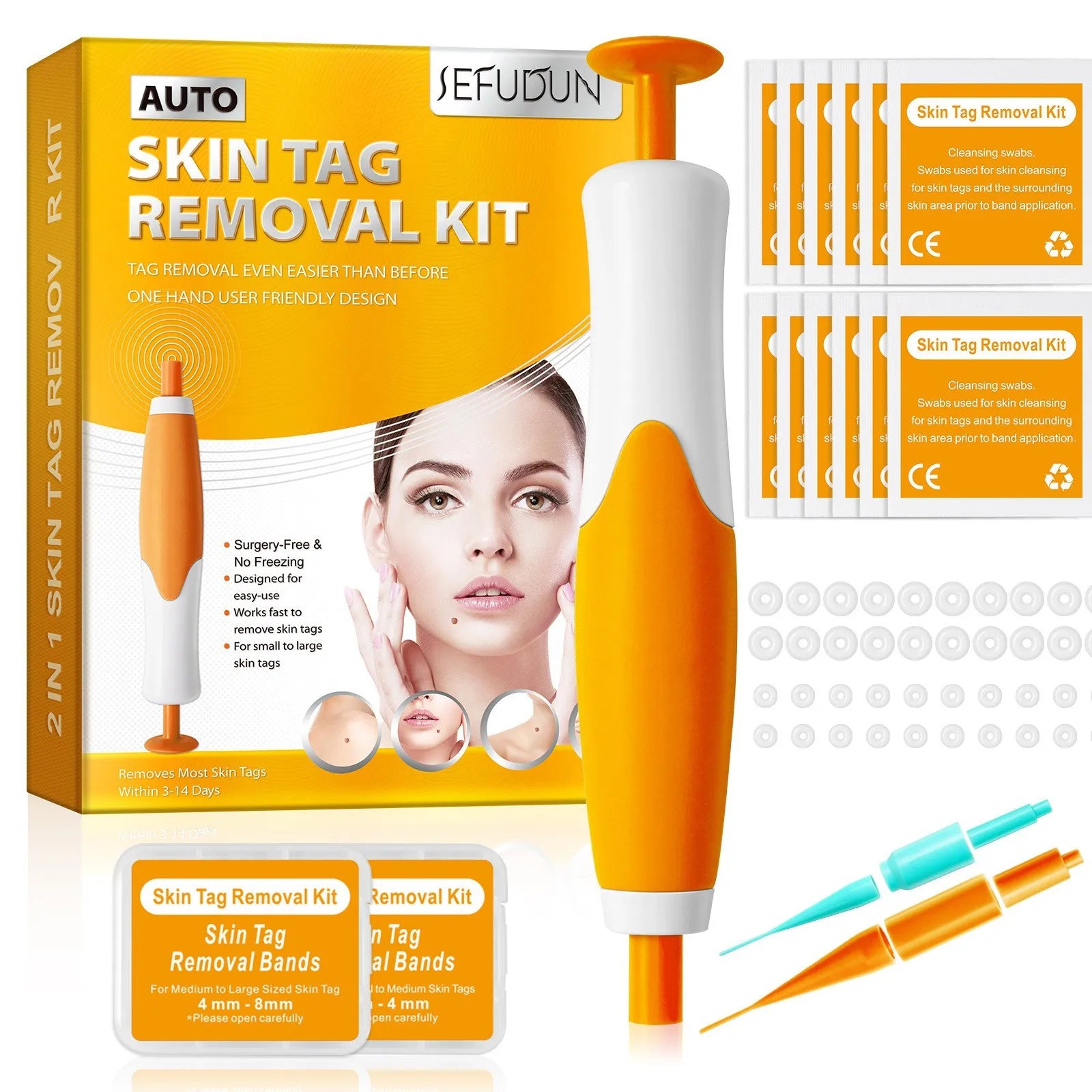 Dual Head Wart Removal Kit Flat Plantar Wart Remover Liquid Pen Flesh Mole Remover Chicken Eye Wart Remover