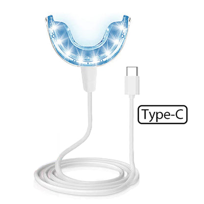 Teeth Whitening Light Kit 16 LED Teeth Whitening Accelerator LED Light Mouth Tray Teeth Whitening Enhancer Lamp Light