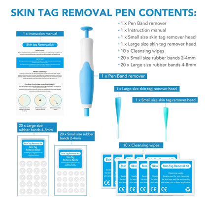 Dual Head Wart Removal Kit Flat Plantar Wart Remover Liquid Pen Flesh Mole Remover Chicken Eye Wart Remover